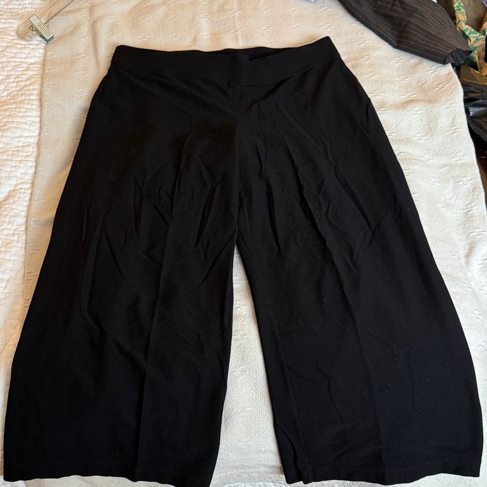 Women's Eileen Fisher Wide-Leg Knit Pants